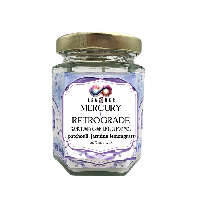 Mercury Retrograde Candle- LEV8HER Collection