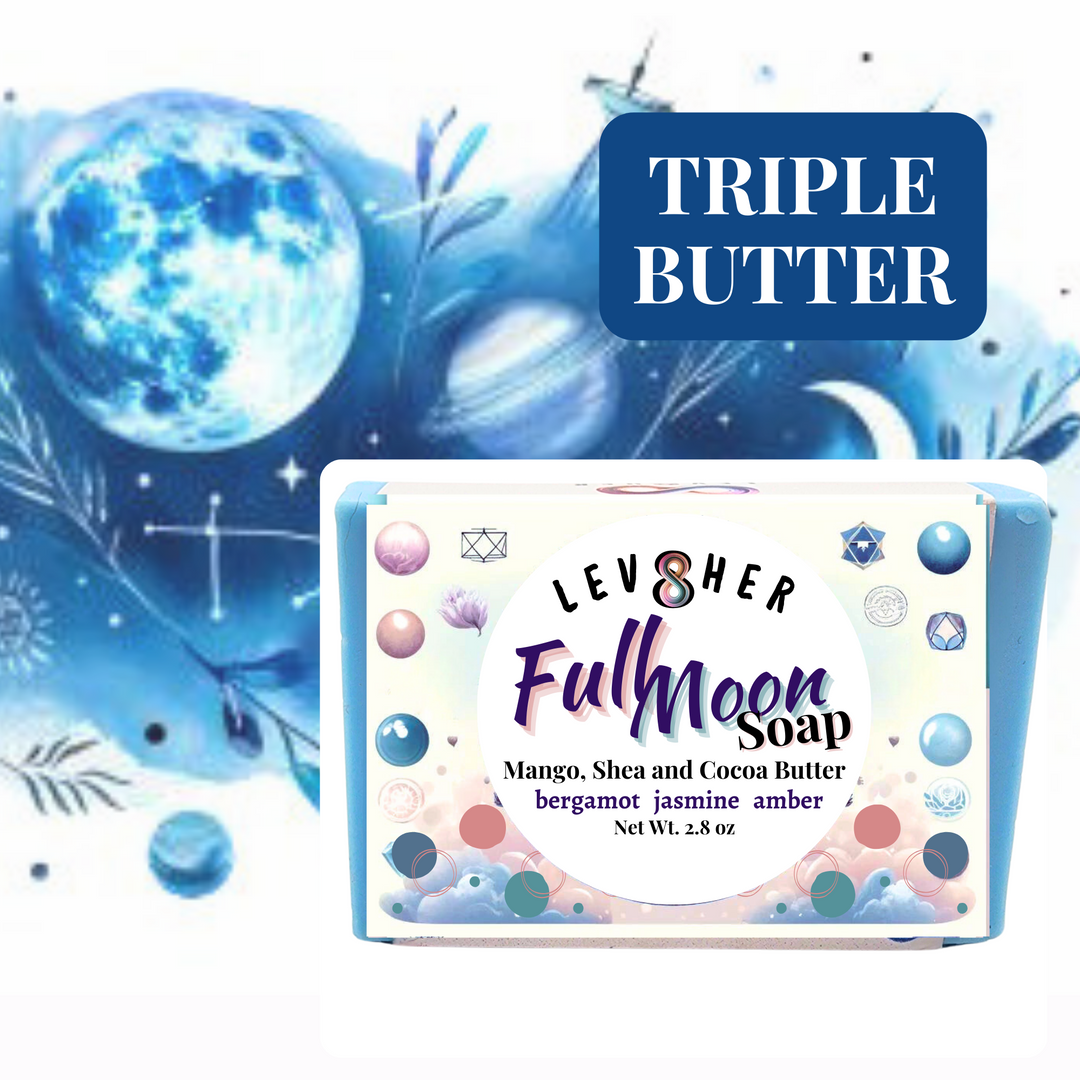 Full Moon Triple Butter Soap: LEV8HER Collection