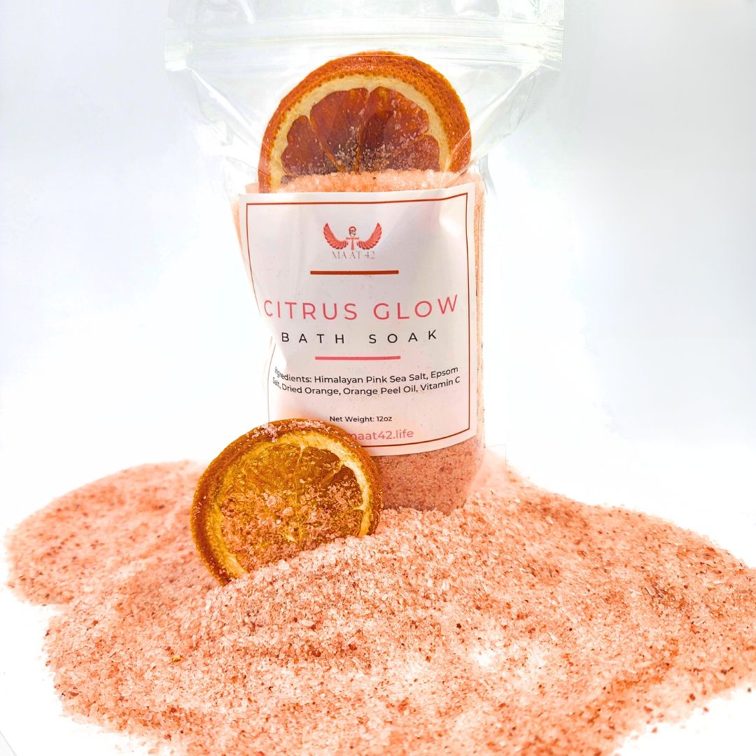 Citrus Glow Bath Salts essential oils orange