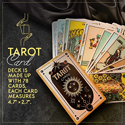 Classic Tarot Cards- 78 Card Tarot Cards Deck- Beginner Deck